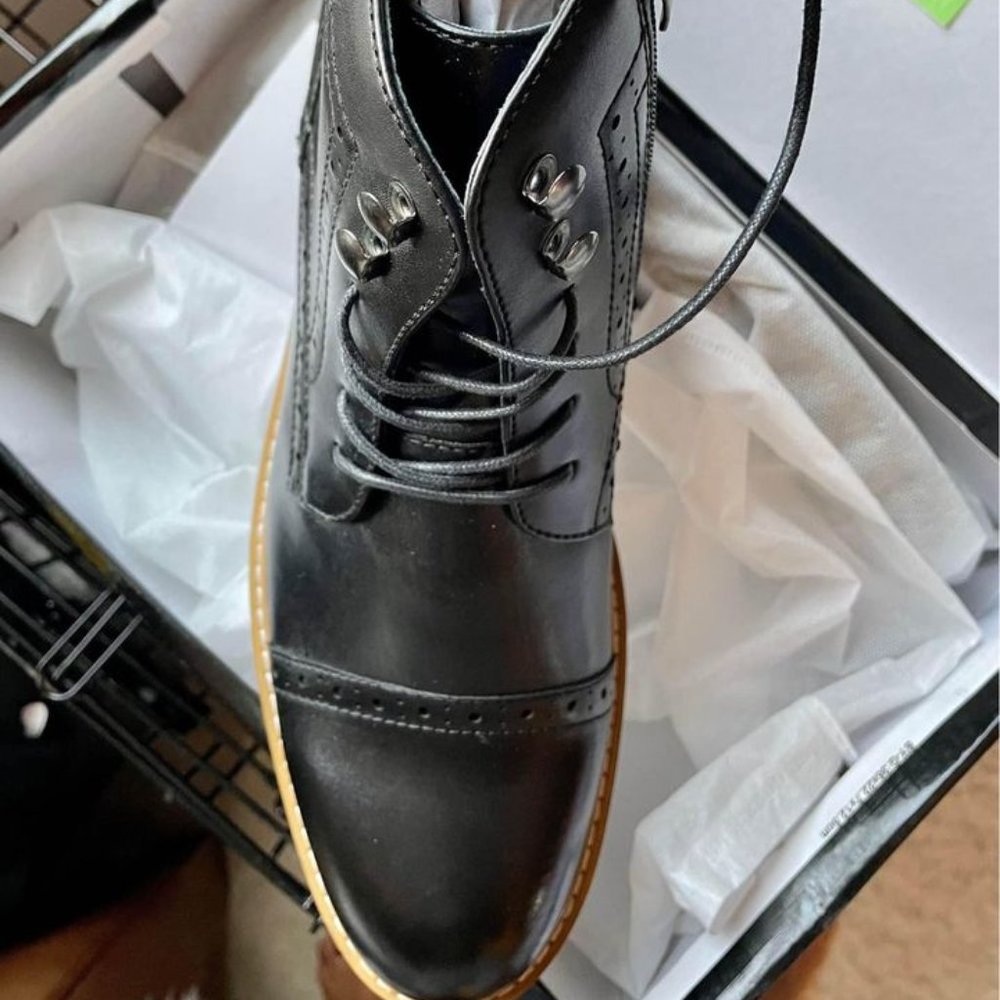 Black Leather Boots